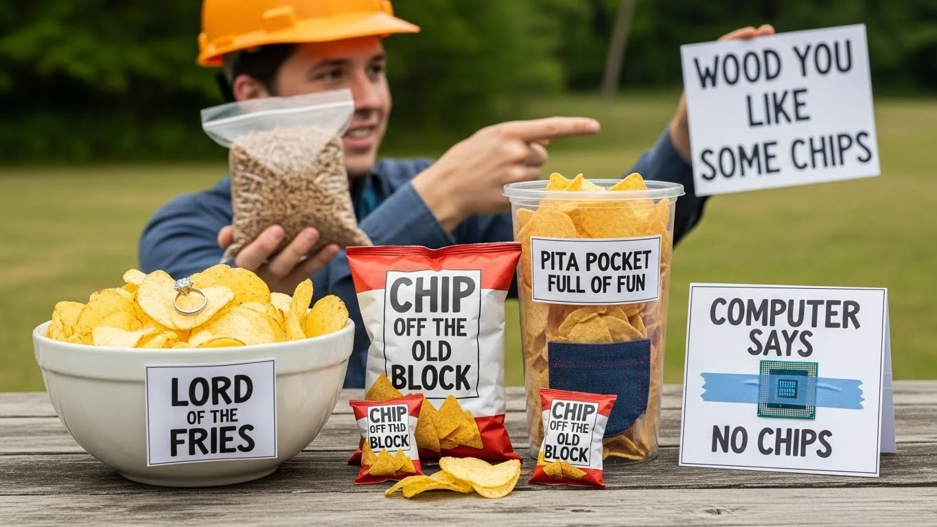 😂 Funny Chip Puns